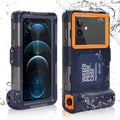 UrbanX Professional [15m/50ft] Swimming Diving Surfing Snorkeling Photo Video Waterproof Protective Case Underwater Housing for Oppo Reno4 SE And all Phones Up to 6.9 Inch LCD with Lanyard