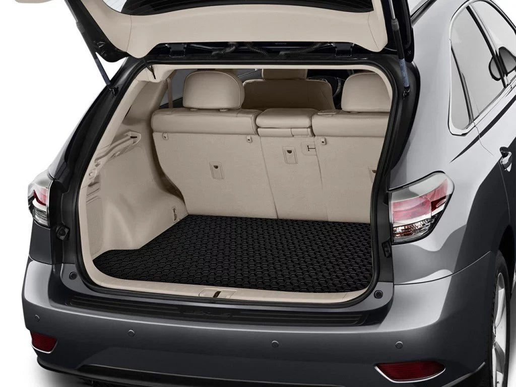 ToughPRO - Trunk Mat matching with NISSAN Altima - All climate Heavy Duty (Made in USA) - Black Rubber - 2010