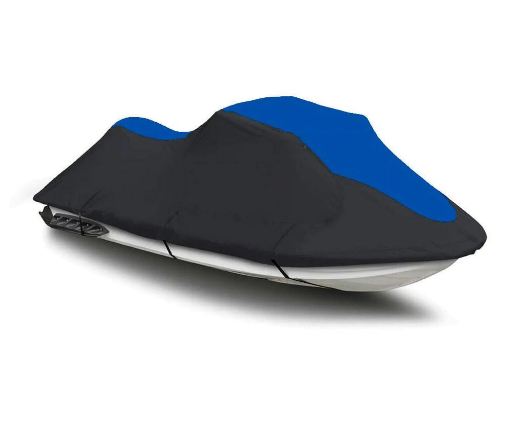 BLACK / BLUE HEAVY-DUTY, TOP OF THE LINE wrap suitable for Sea Doo Sea-Doo Bombardier XP 580 1992 Jet Ski PWC shield 1-2 Seater